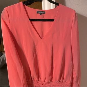 1. State salmon blouse